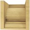 Ekena Millwork 8"W x 8"D x 8"H Wide Diane Rough Cedar Woodgrain TimberThane Corbel, Primed Tan CORUR08X08X08DIARCPR - alternate 6